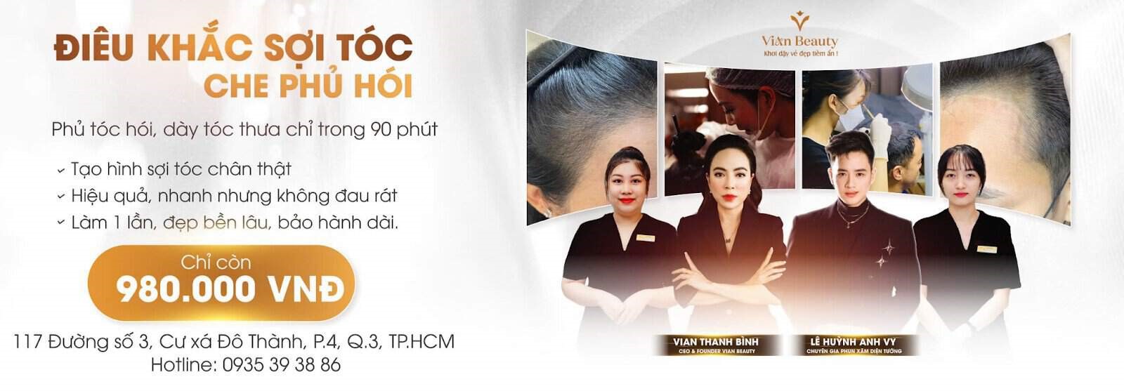 Chất Lượng Dịch Vụ Điêu Khắc Chân Tóc Tại Vian Beauty